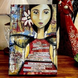 Kelly Rae Roberts wall art collection 12”X8”